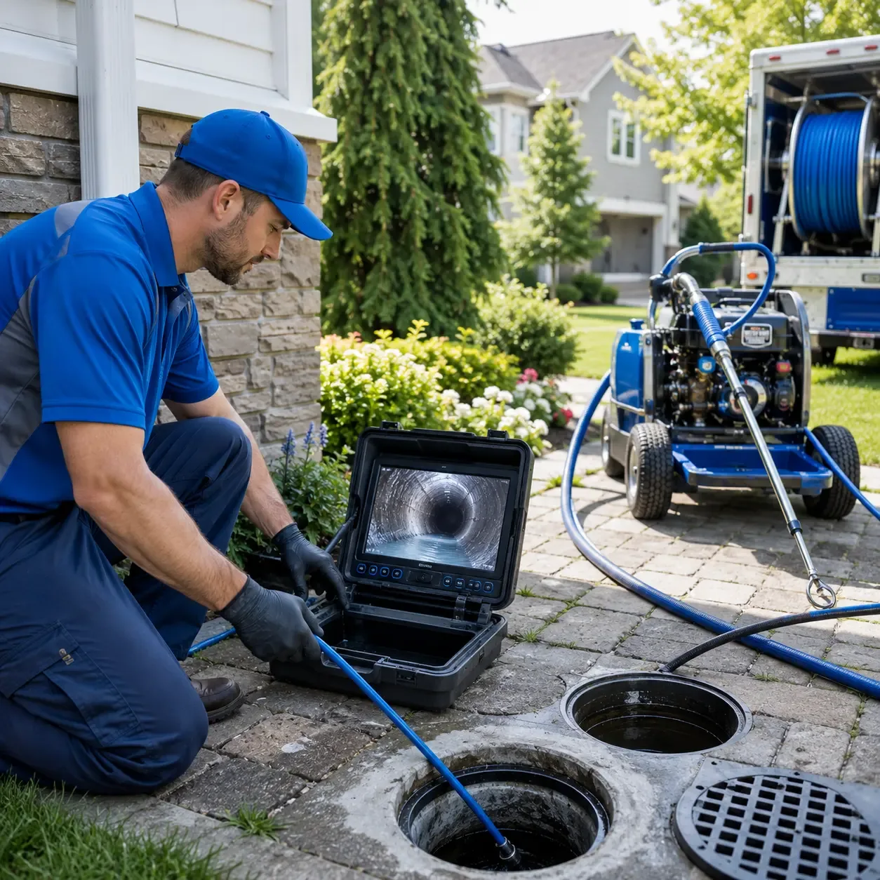 Outdoor drain cleaning professionals serving Townville, PA